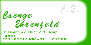 csenge ehrenfeld business card